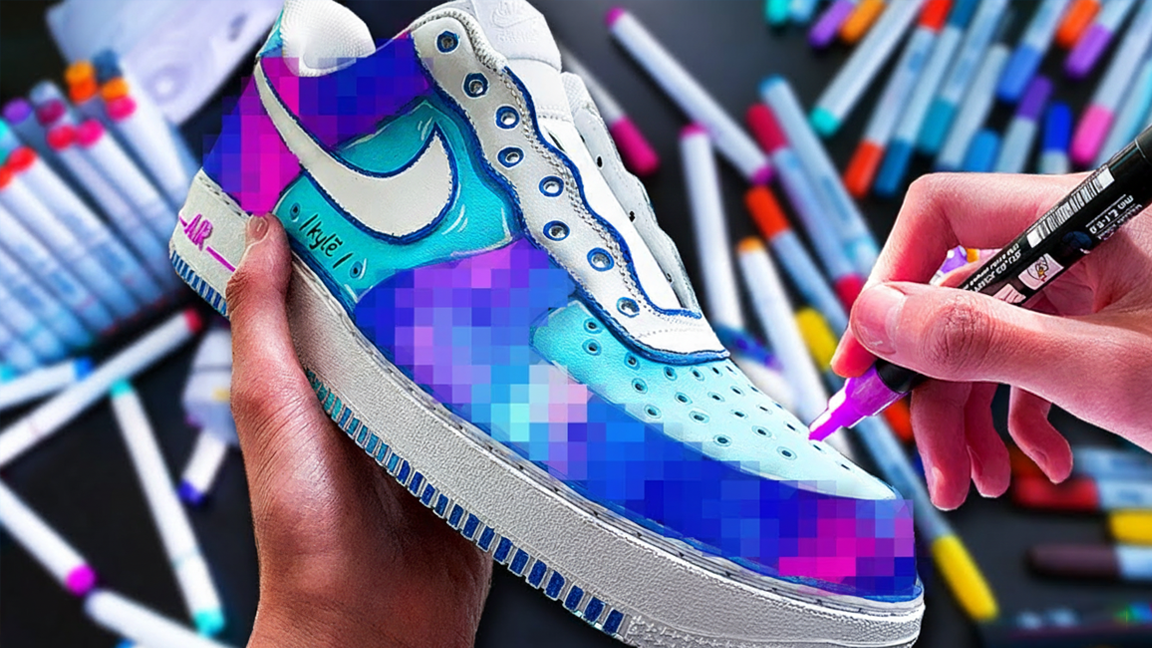Air Force 1 custom makeover