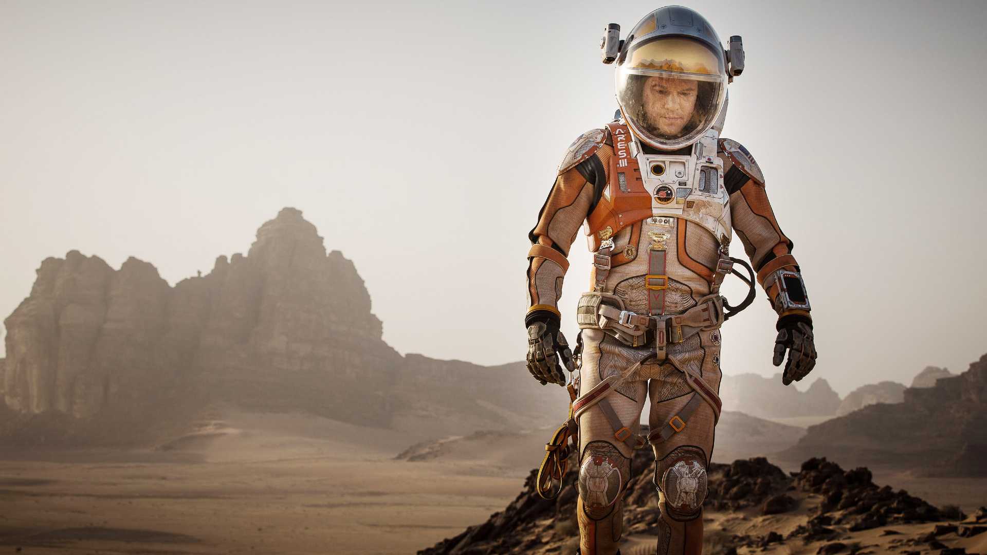 Matt Damon explores Mars in The Martian
