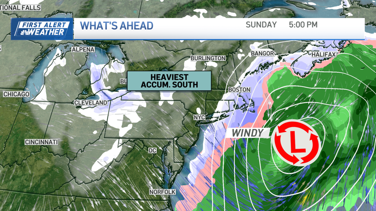 Quick-moving storm to bring snow to southern New England on Sunday