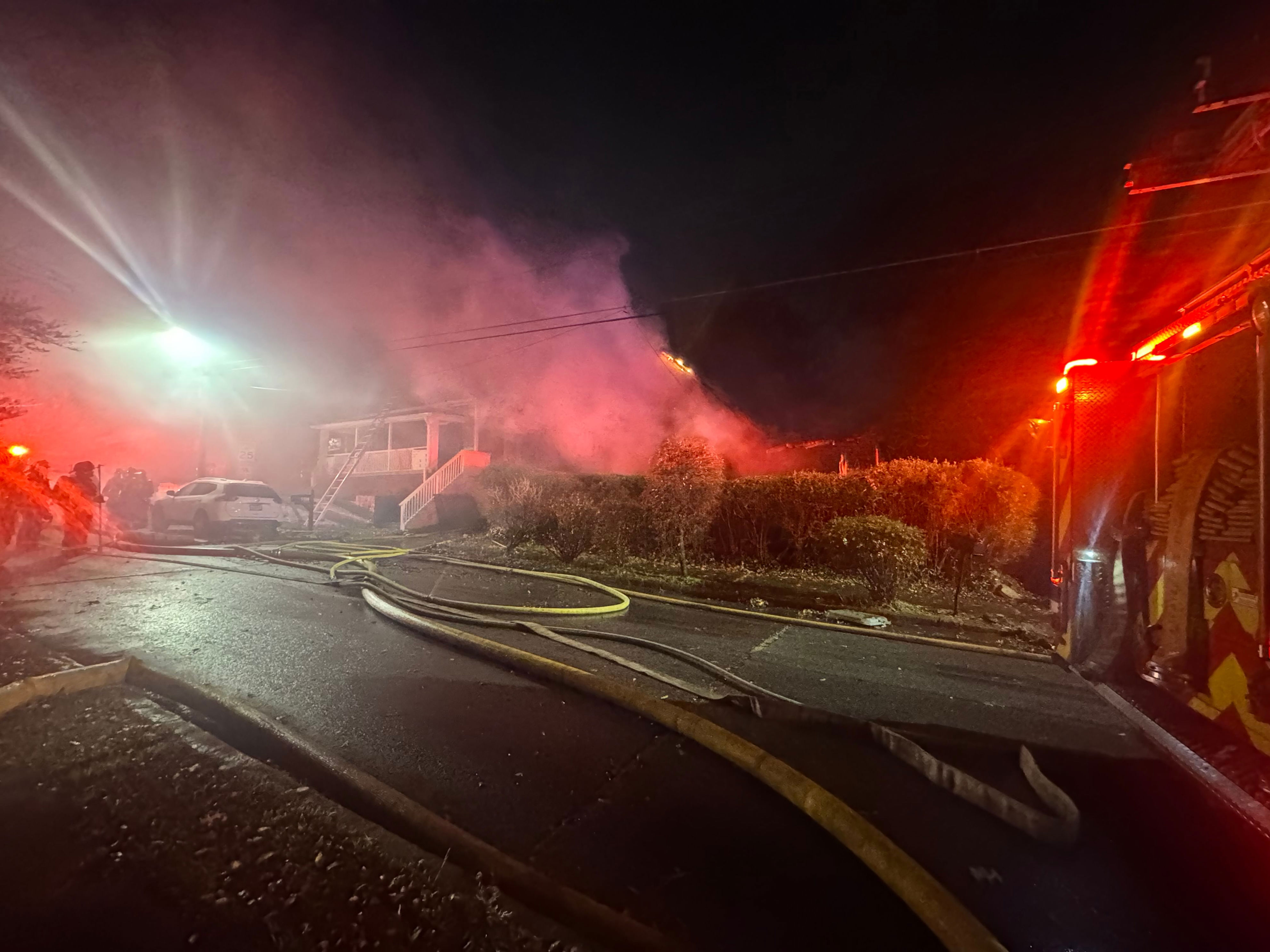 Man hospitalized with burns after house fire in Atlanta, officials say