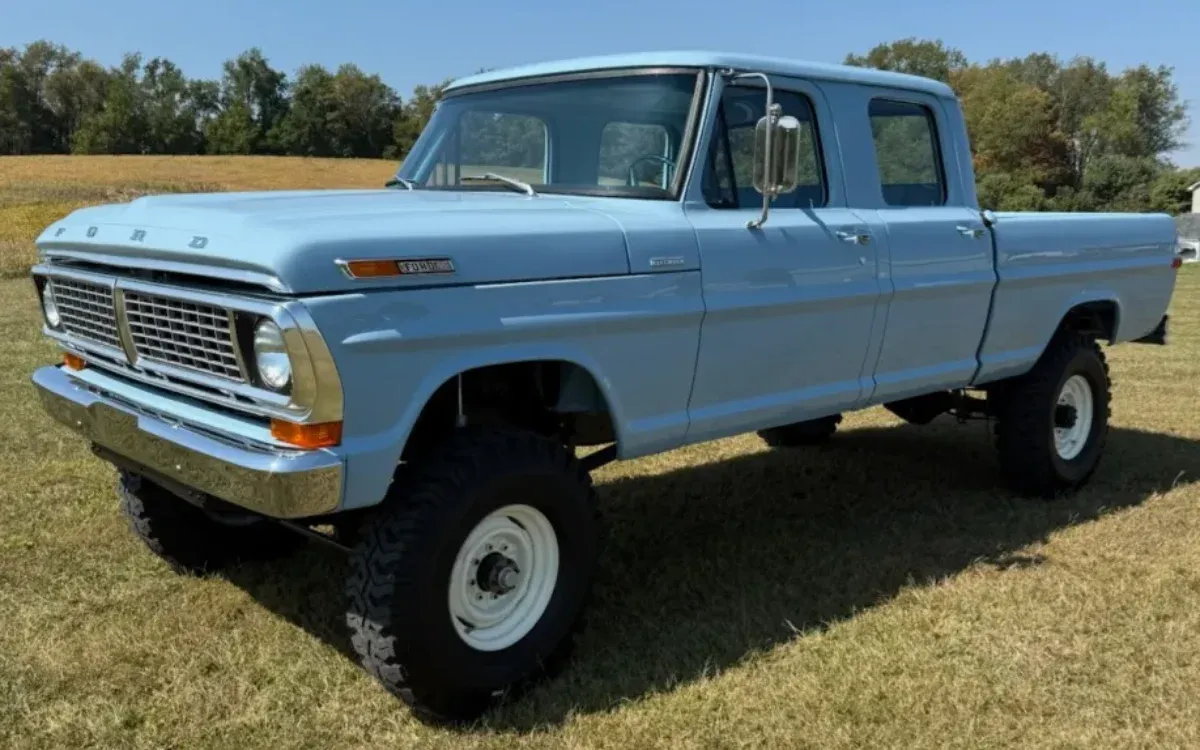Fully restored 1970 Ford F-250 stuns auction crowd with $120,000 sale price