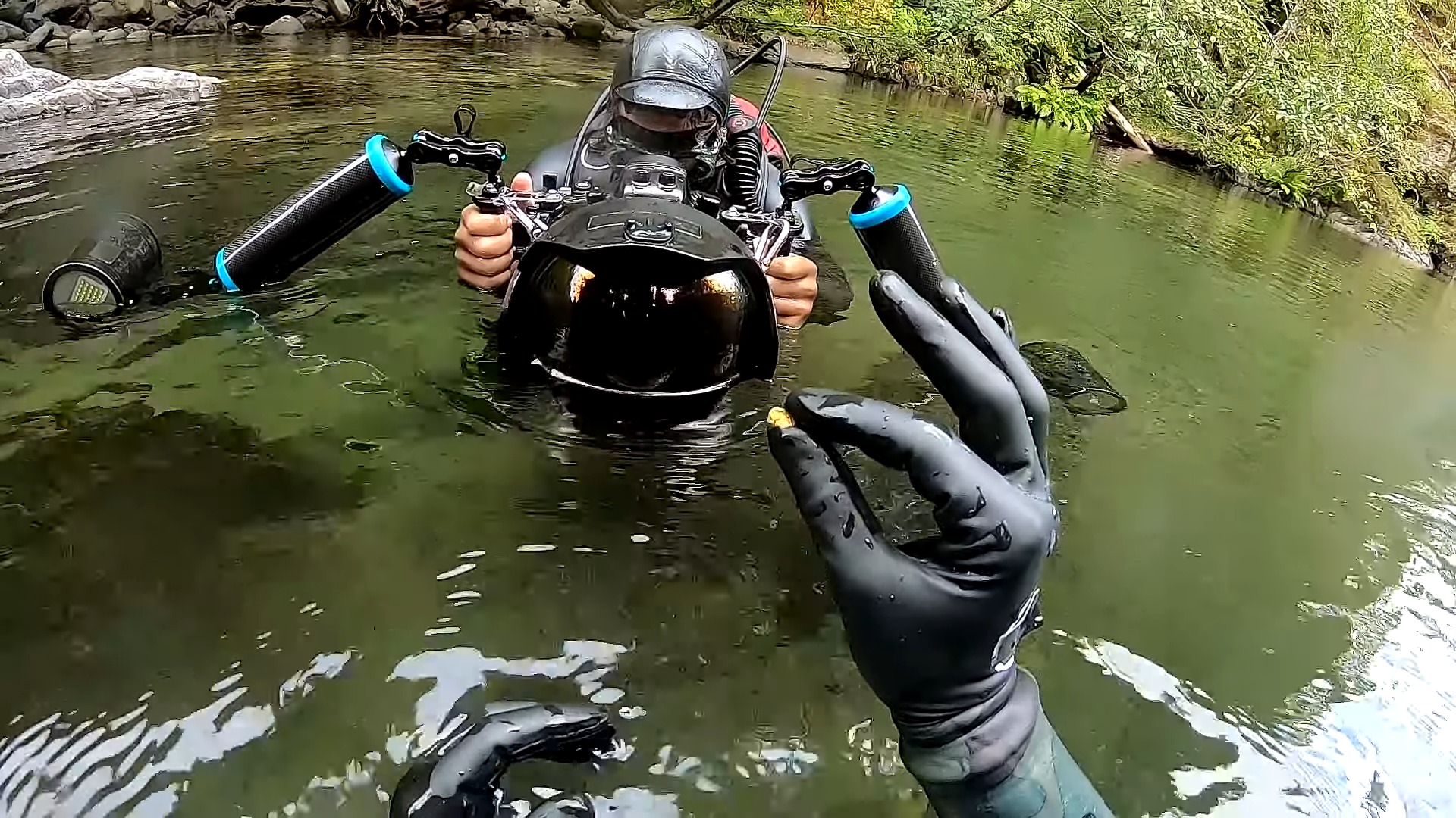 We went diving for fun. Came back with $2,000 in gold.