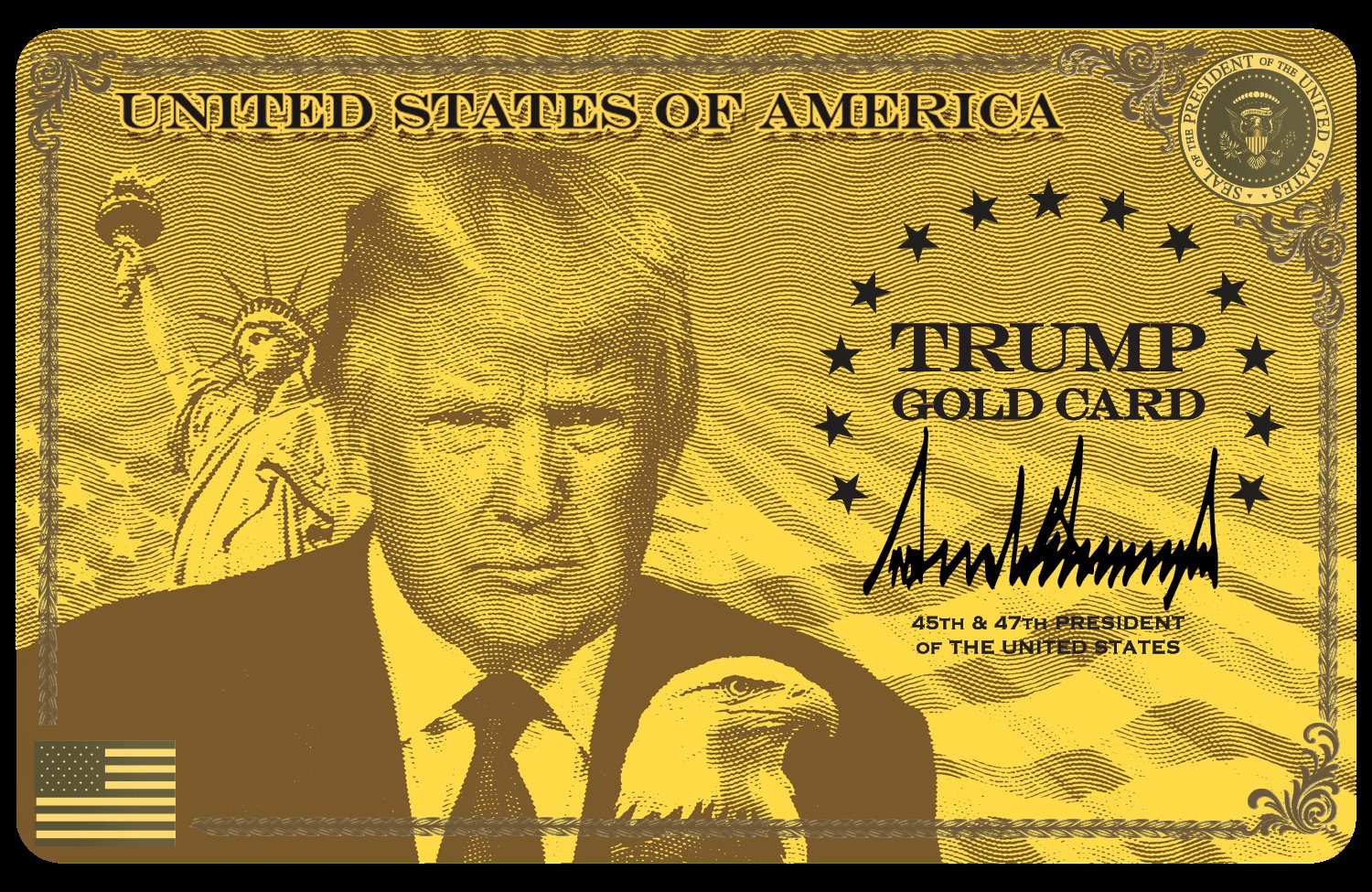 Trump to become first sitting US president to have his signature on ...