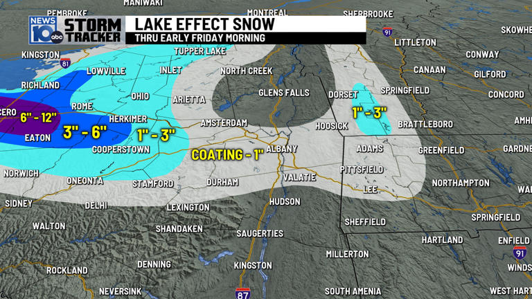 12/11/2025: Cold, windy, with a bit of lake effect snow