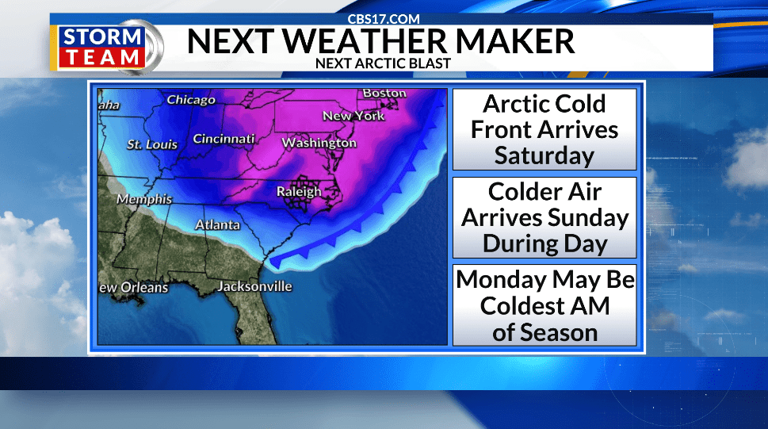 Central NC winter weather: Snow flurries possible in the Triangle ...