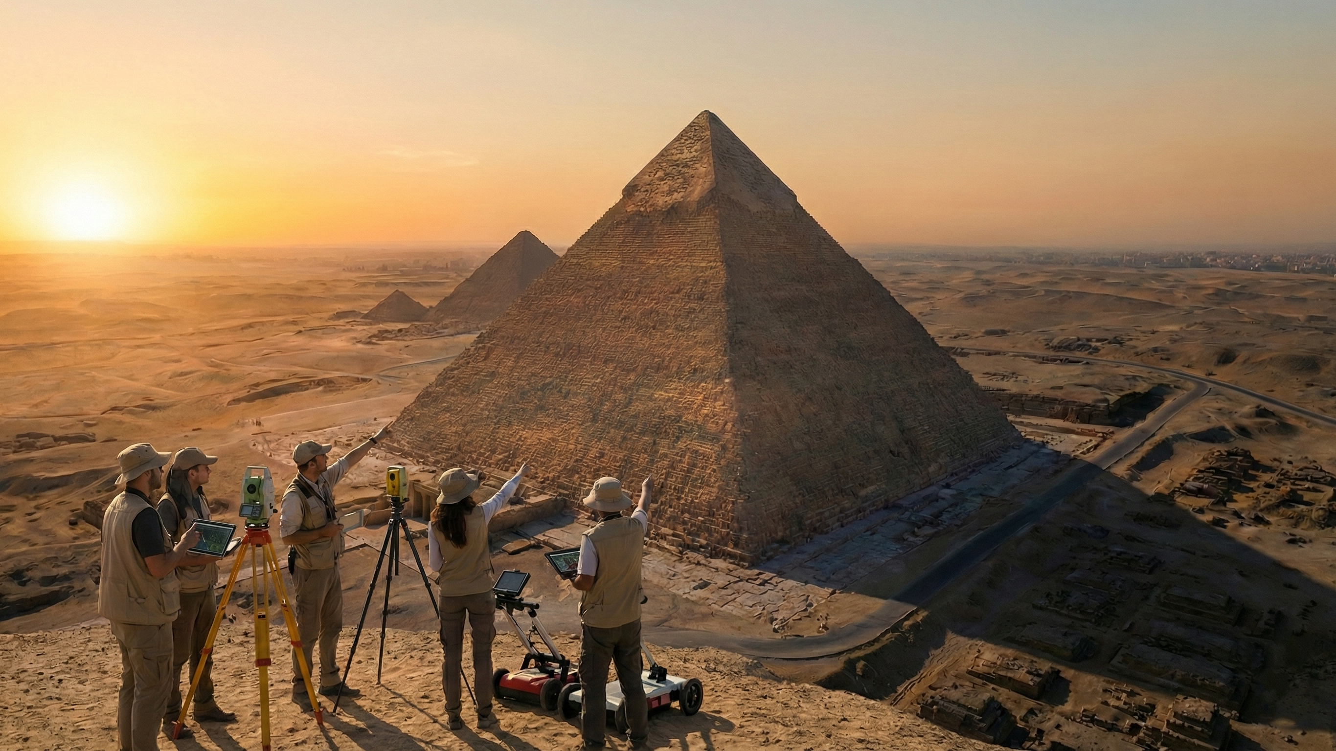 Scientists find unseen chambers inside the pyramids