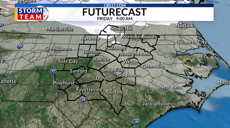 Central NC winter weather: Snow flurries possible in the Triangle ...