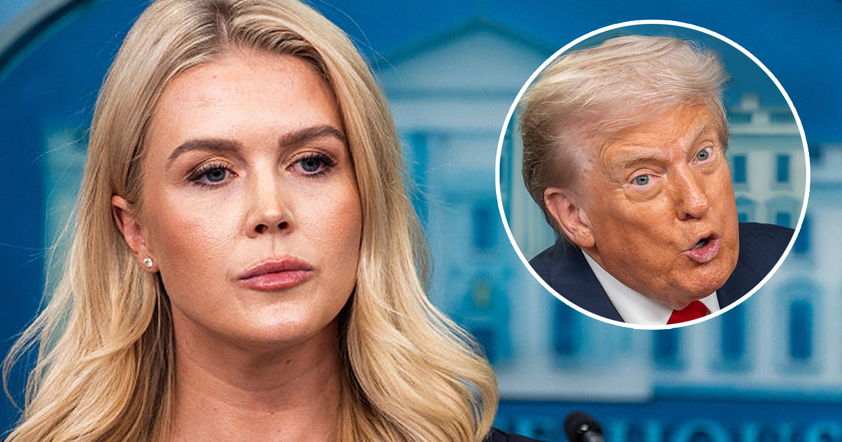 Trump under fire for 'disgusting' comment about Karoline Leavitt's lips