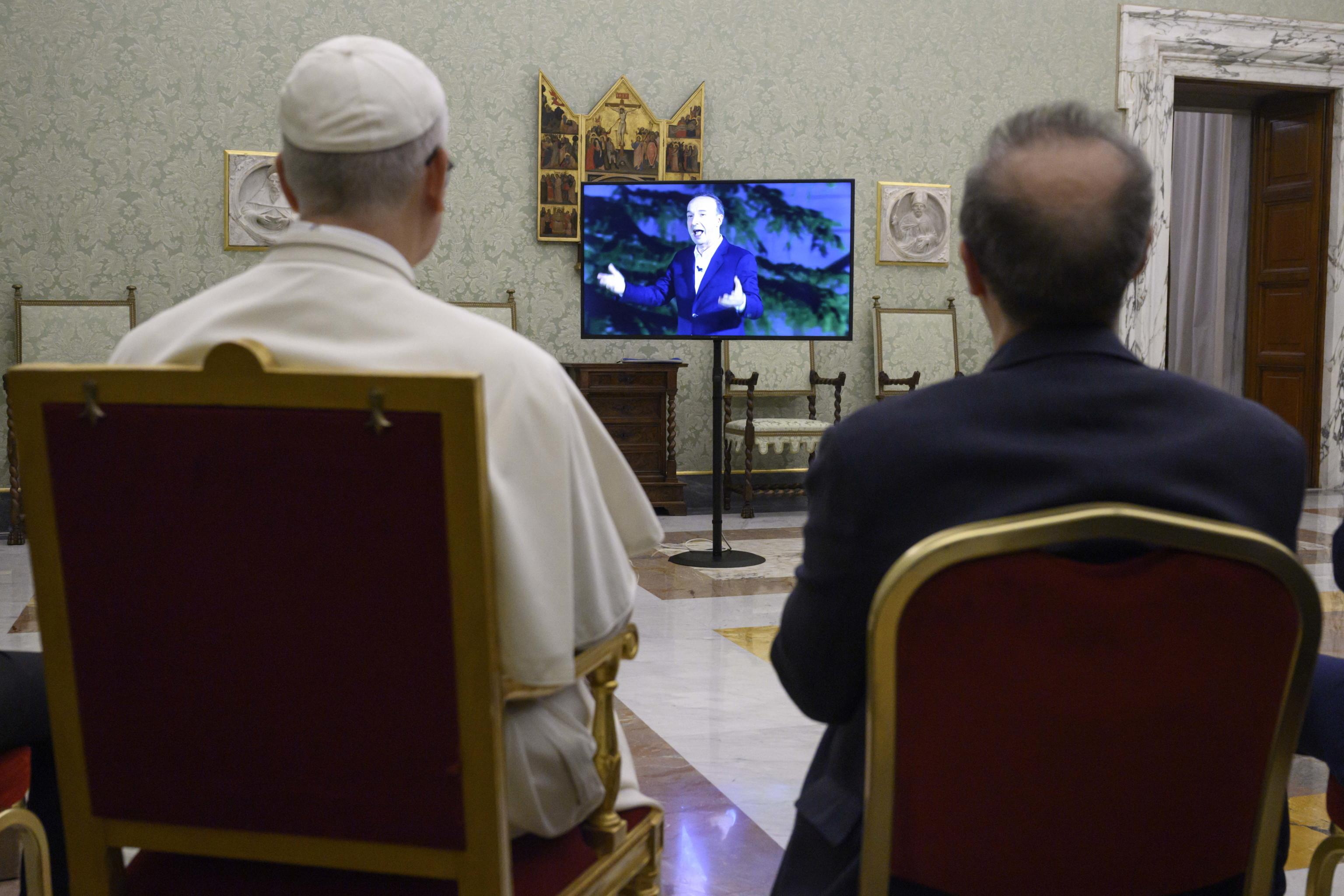 Benigni's monologue on St. Peter hits nearly 4 million viewers with a ...