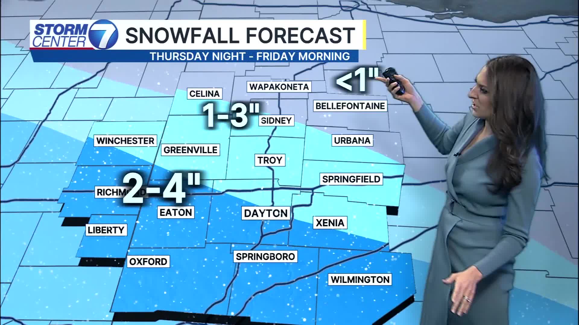 Accumulating snow and bitter cold temperatures