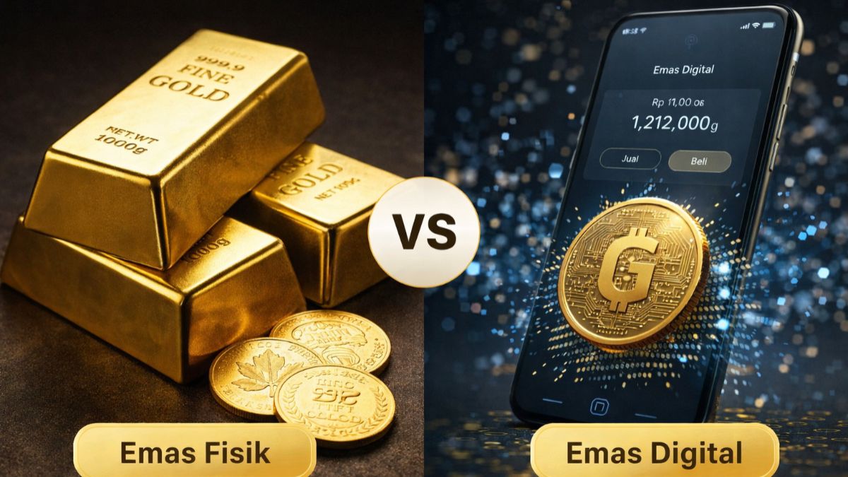 Perbandingan Emas Fisik vs Digital: Mana yang Lebih Menguntungkan?