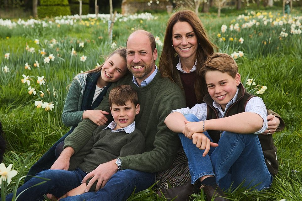 Prince William and Kate unveil 2025 family portrait for holiday card