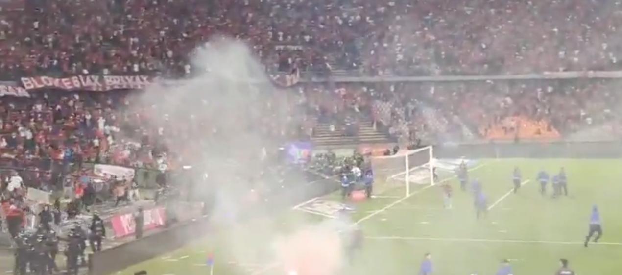 Disturbios en la final de la Copa BetPlay dejan 59 heridos en Medellín