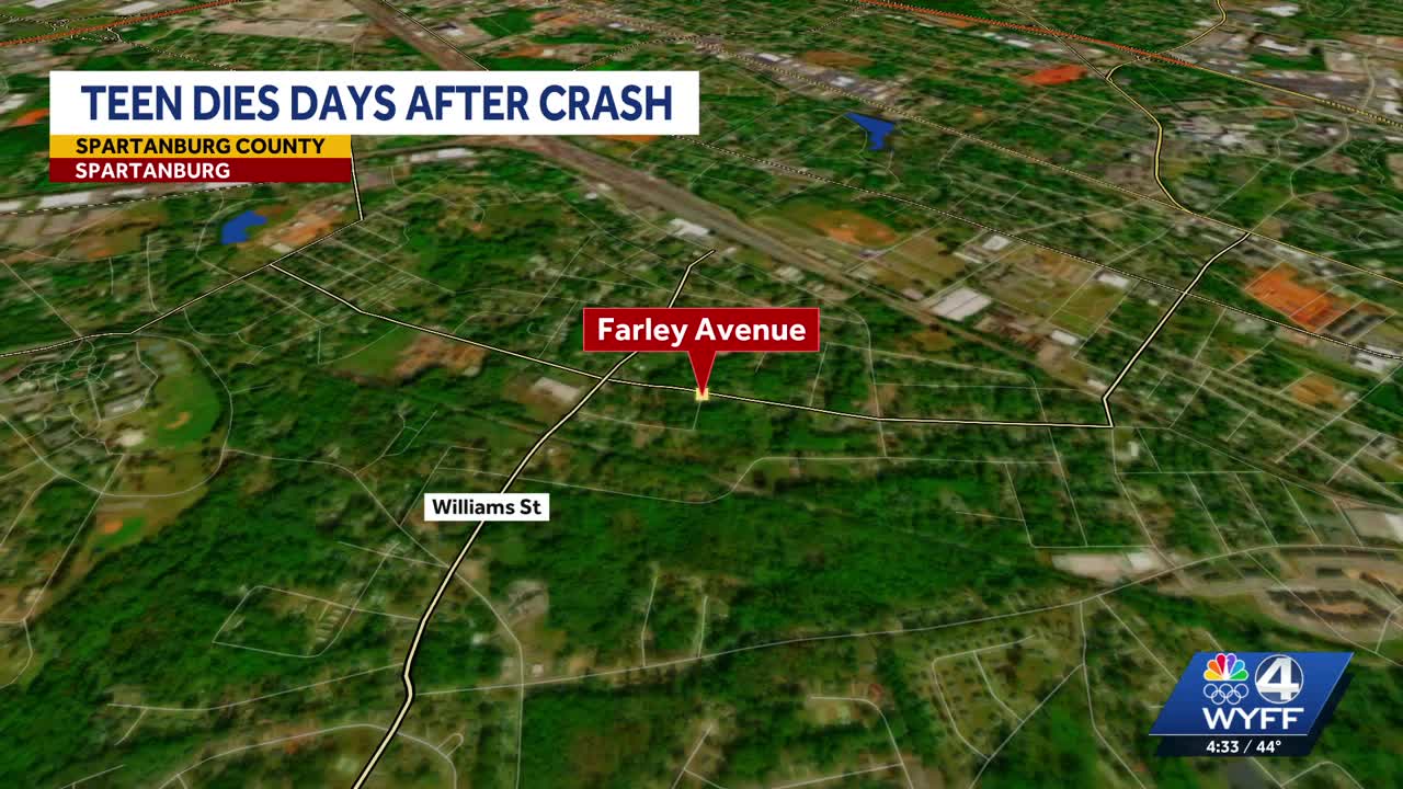 Teenager dies days after being injured in crash, coroner says