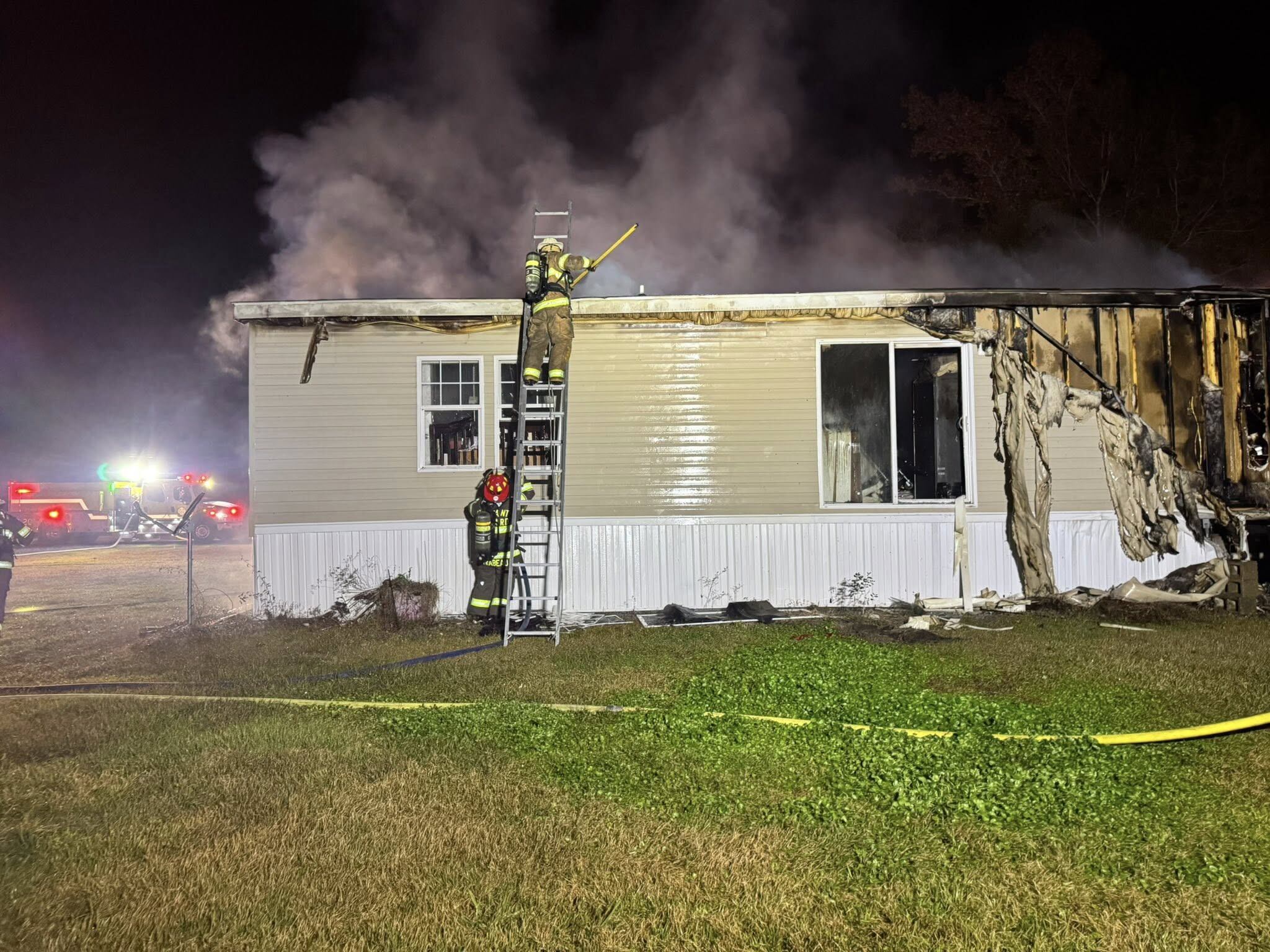 3 dogs die in massive house fire Wednesday night, officials say