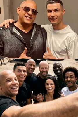 Cristiano Ronaldo's Hollywood debut? Fans react as Vin Diesel & Tyrese