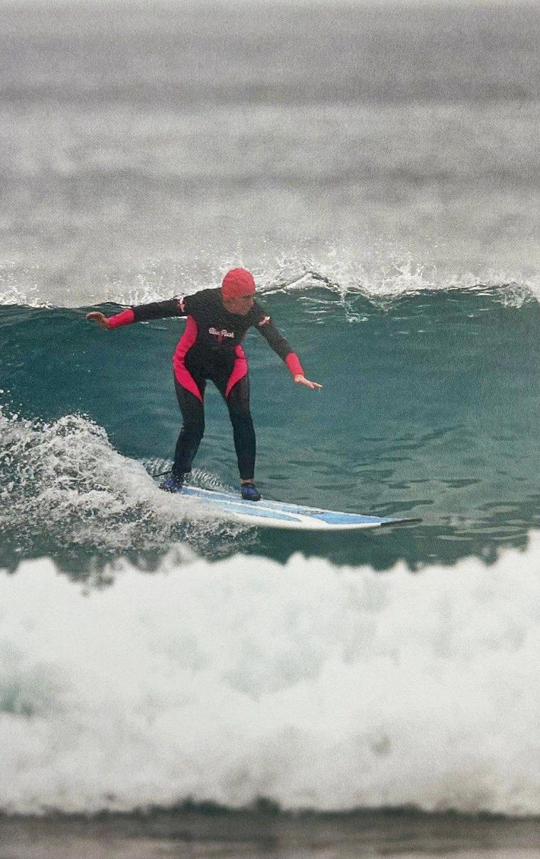 I surfed three times a week until I was 80 – this is how I stay active