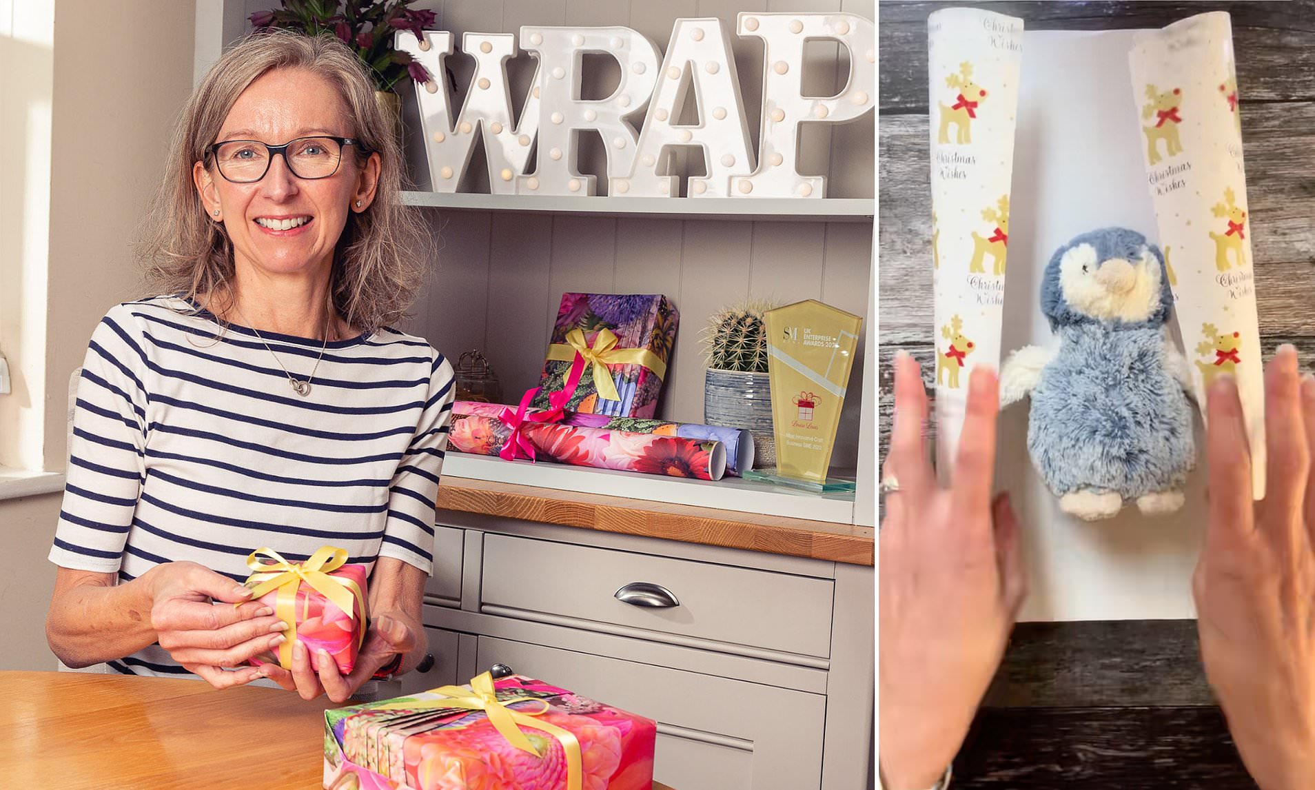 How to perfectly wrap any present: Expert who gives £147 lessons shares ...