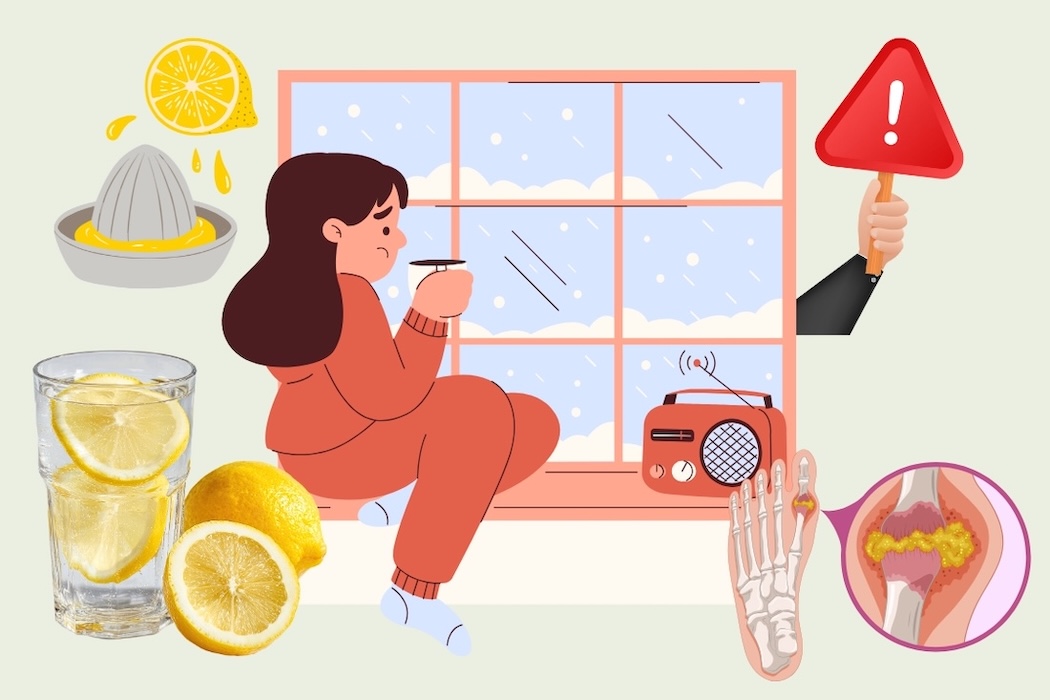 Cách uống chanh an toàn suốt mùa đông cho người axit uric cao