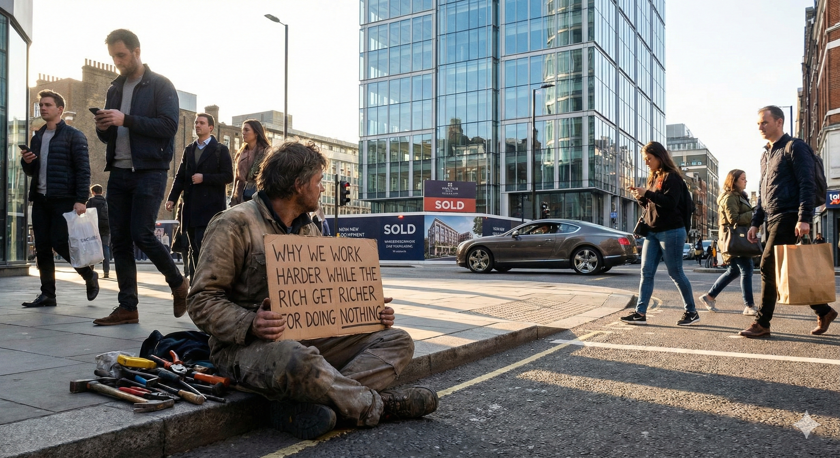 Why we work harder while the rich get richer for doing nothing