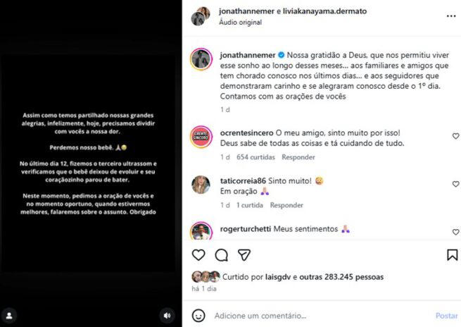 Jonathan e Lívia – Instagram
