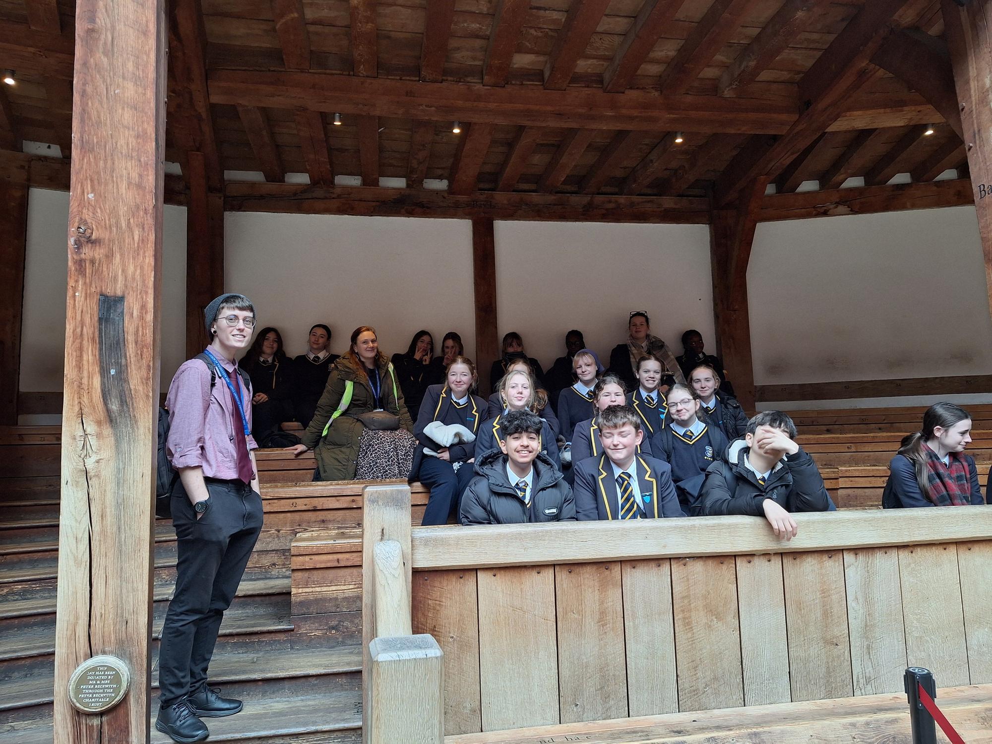 Ark Alexandra Year 9 students step into Shakespeare at the Globe
