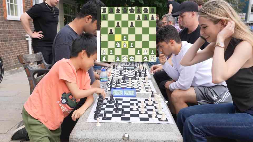 A confident 9-year-old tried to beat her in chess