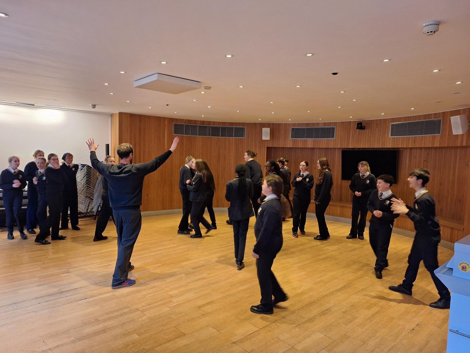 Ark Alexandra Year 9 students step into Shakespeare at the Globe