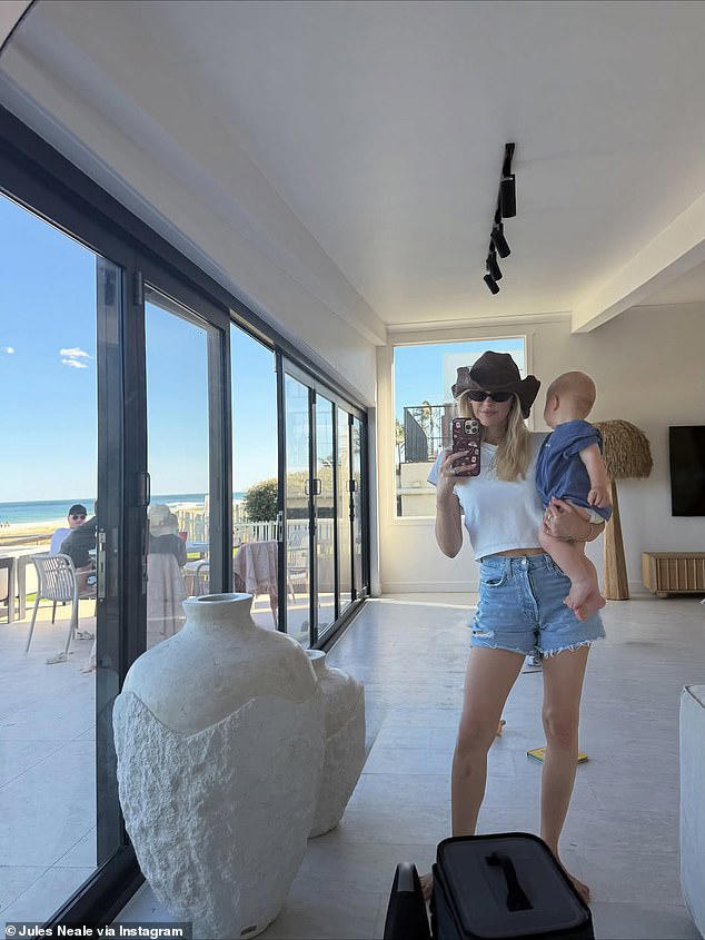 In November, the family had travelled to Palm Beach on the Gold Coast to enjoy a holiday with their family and friends