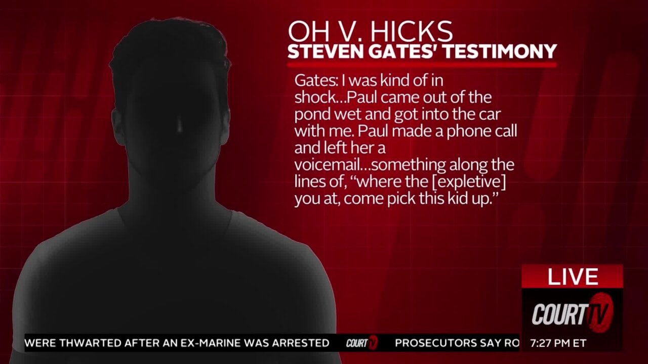 Key witness Steve Gates testifies in Paul Hicks’ murder trial