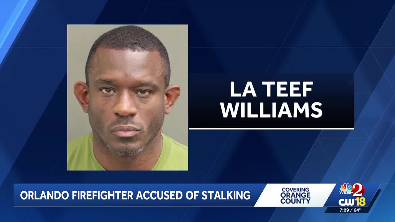 Orlando firefighter arrested for a second time, now facing stalking charges