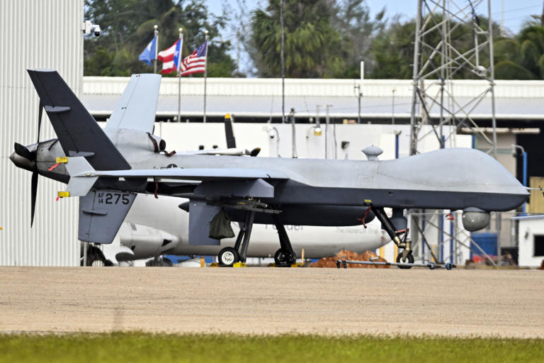 Los drones MQ-9 Reaper de la Fuerza Aérea de EE.UU. se están utilizando para atacar presuntos barcos de tráfico de drogas.