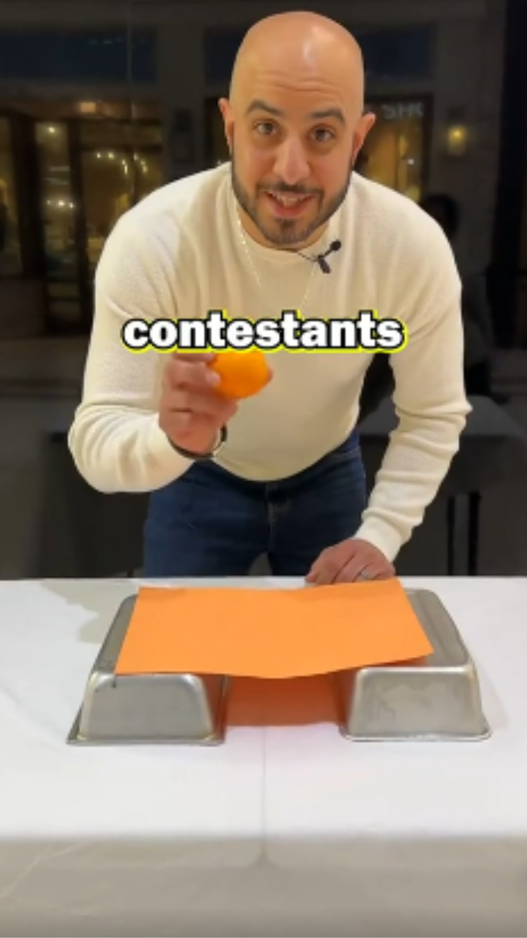 Orange on paper challenge | No falls allowed!