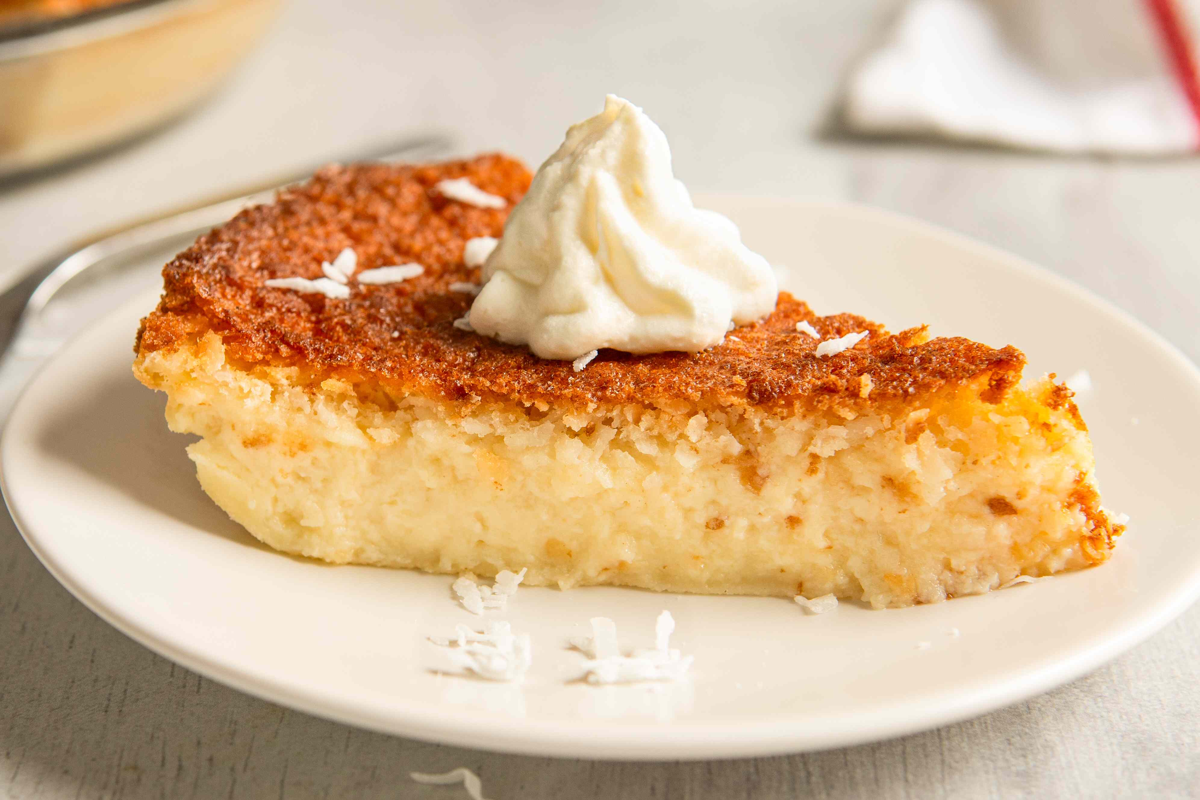 This retro impossible pie is impossibly easy