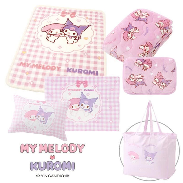 しまむら クロミ 寝具 5点セット ハッピーバッグ パープル 1つ660円の神コスパ! しまむら「寝具ハッピーバッグ」豪華5点セットで