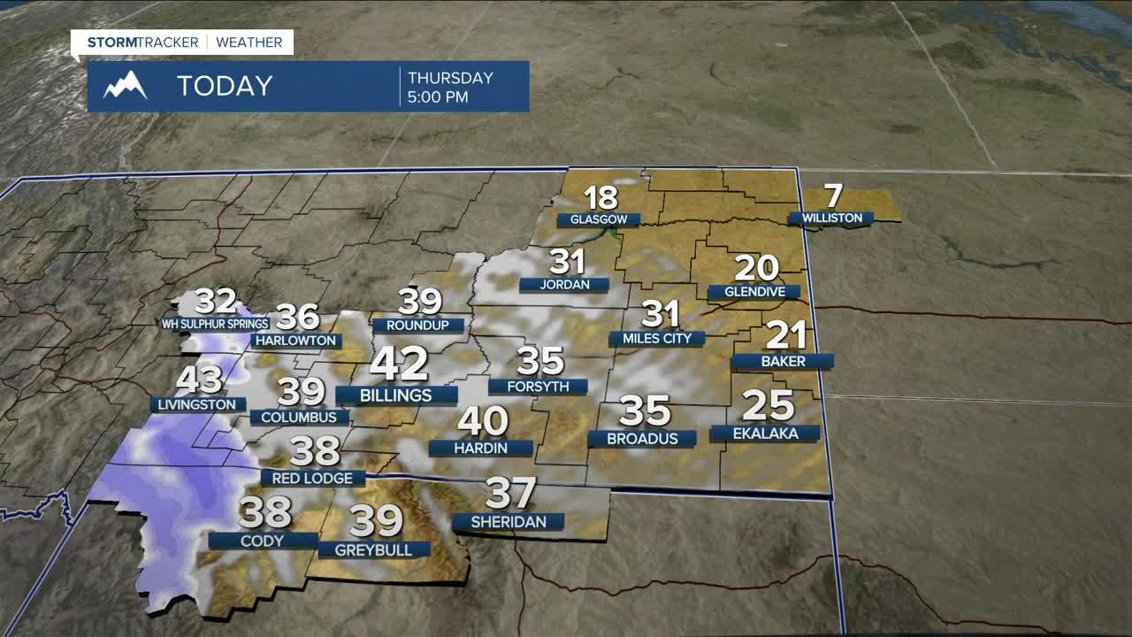 Q2 Billings area weather: Cooler on Thursday with more wind coming