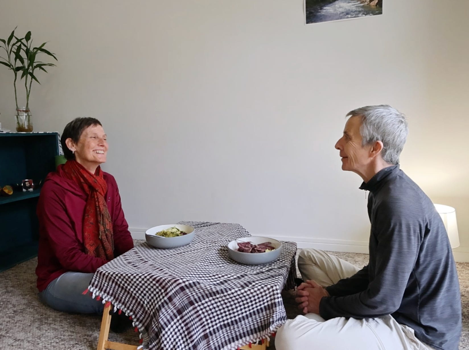 We tried 'furniture-free living' as an experiment. Four years later, we're happier than ever without a couch