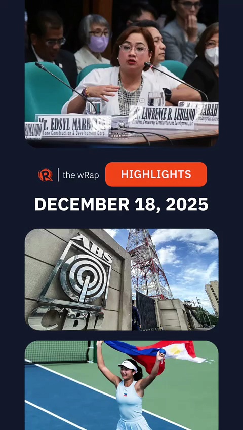 Today’s headlines: Sarah Discaya, ABS-CBN, Alex Eala | The wRap ...