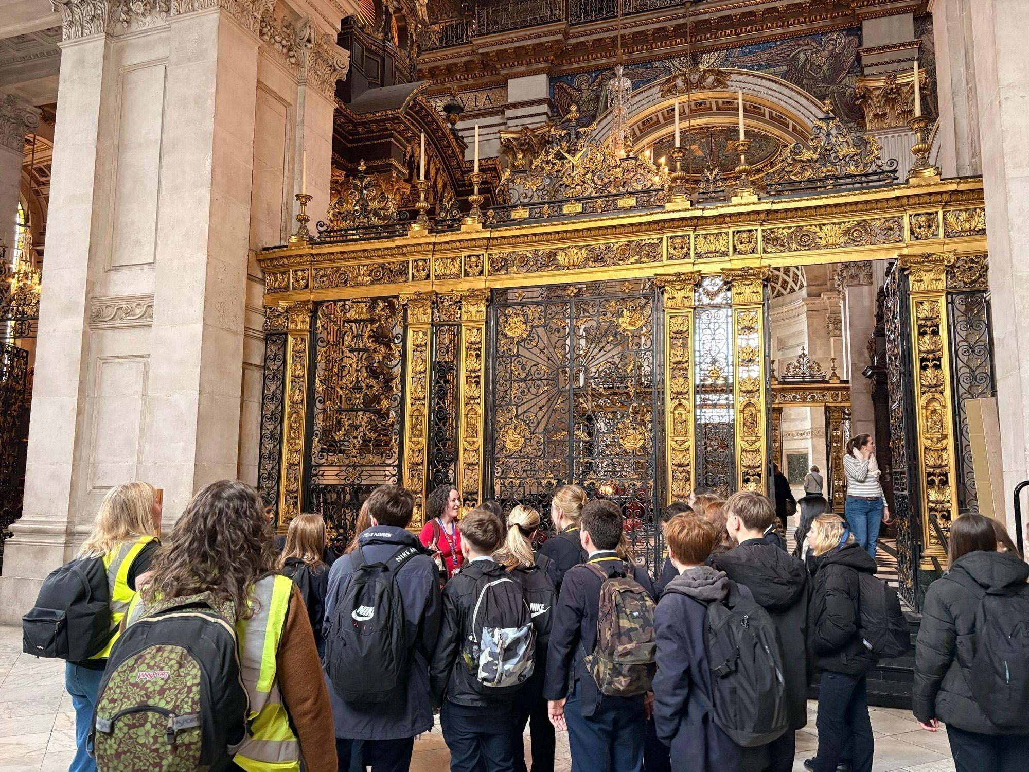 Ark Alexandra Year 9 students reach new heights at St Paul’s Cathedral