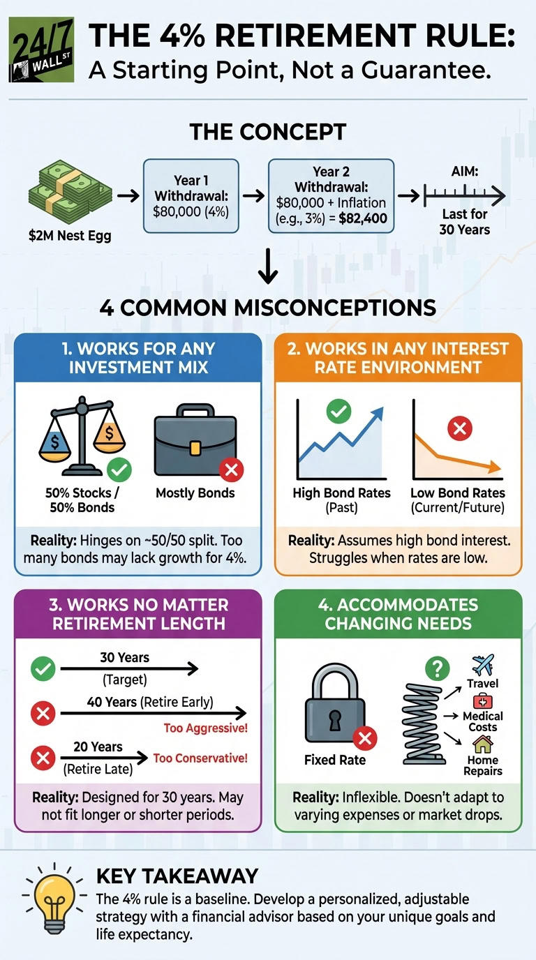 The 4 most common misconceptions about the 4% rule in retirement