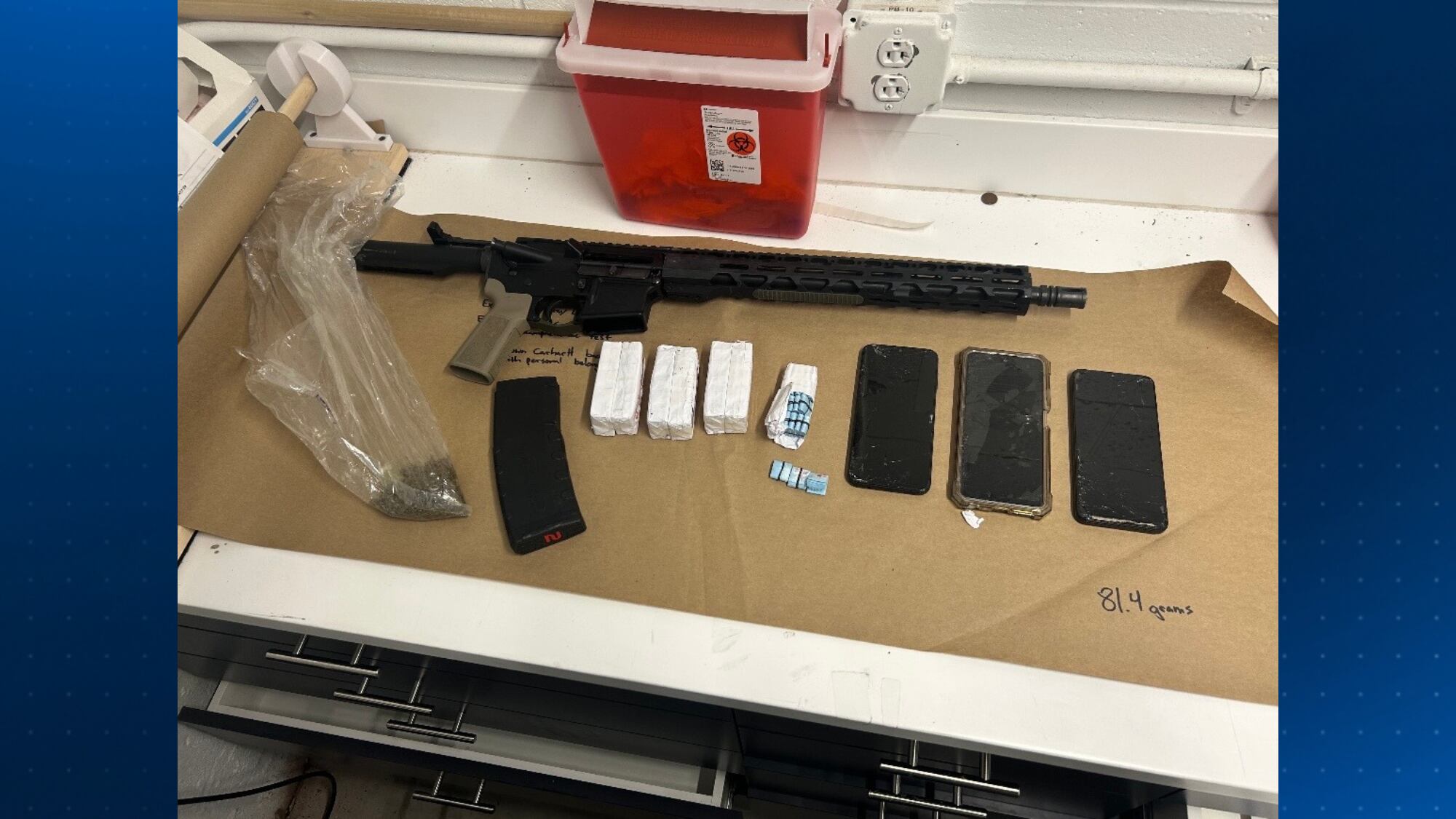 2 men arrested, drugs seized after rifle reportedly brandished at ...