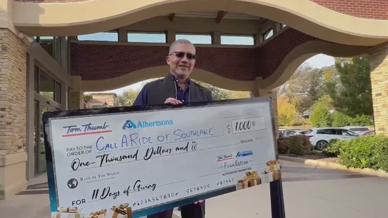 Call a Ride Southlake gets $1,000 donation to keep seniors mobile after ...