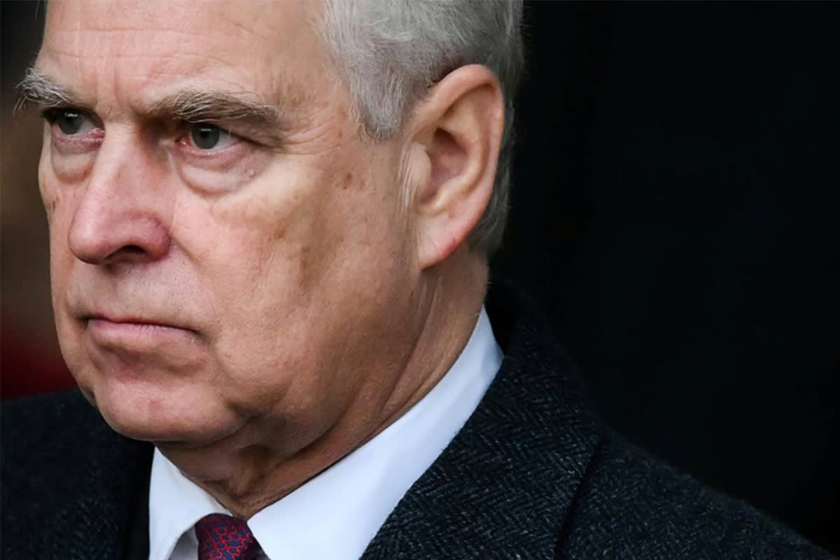 Prince Andrew left out in the rain — royal moment goes viral