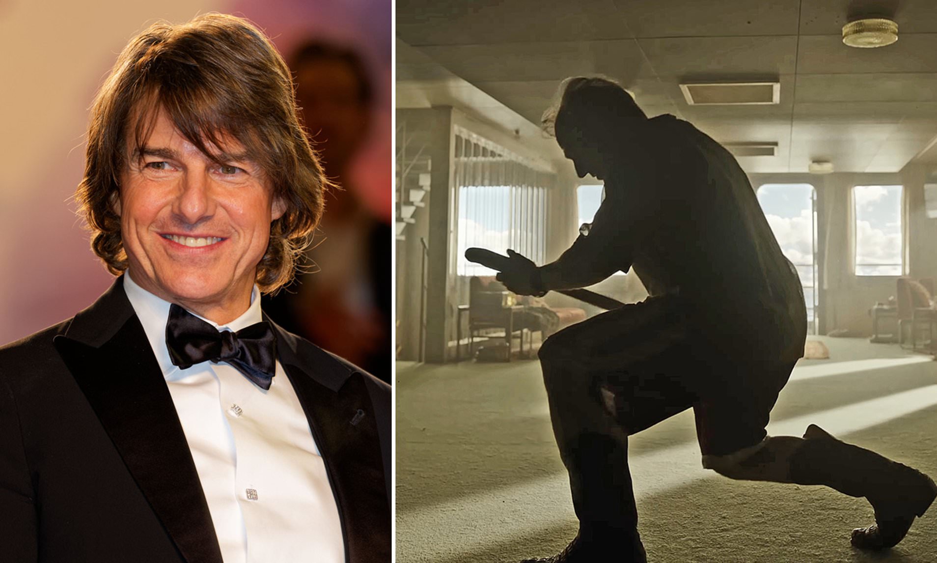 Tom Cruise is unrecognizable in wig as he dances with shovel in teaser