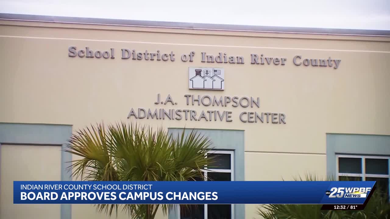 Indian River County school board unanimously approves relocations ...