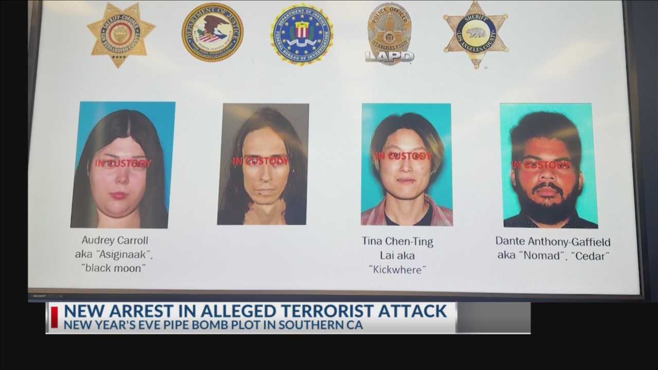 New arrest in New Year's Eve alleged bomb plot