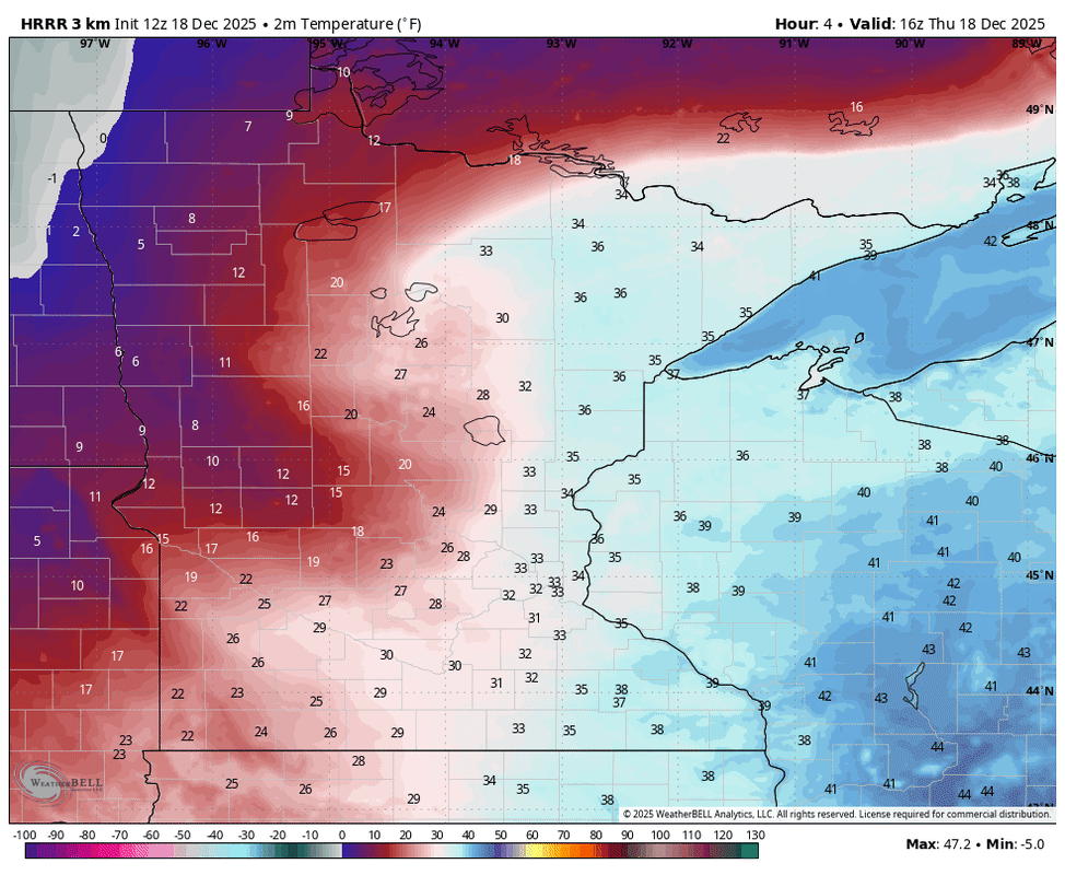 Road closures in northern Minnesota as blizzard causes whiteout conditions