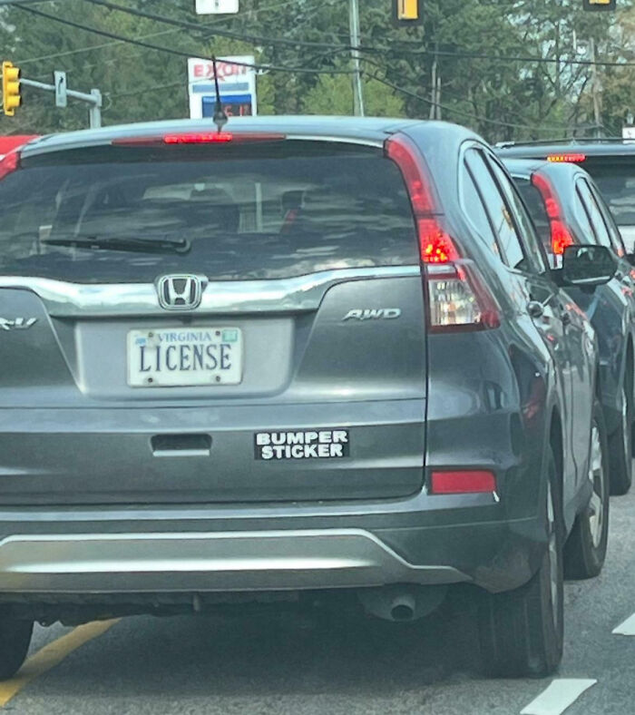 42 License Plates So Clever People Had To Take Photos