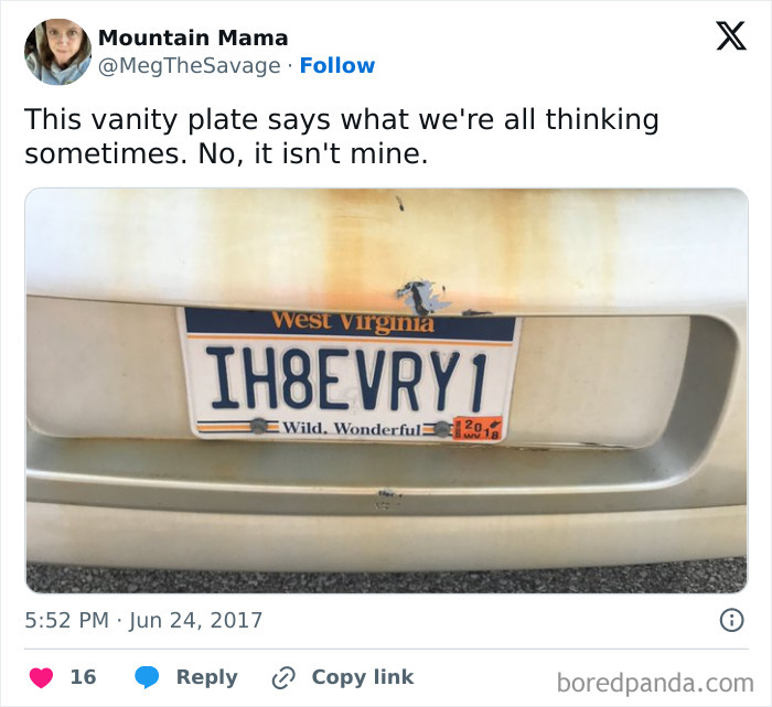 42 License Plates So Clever People Had To Take Photos