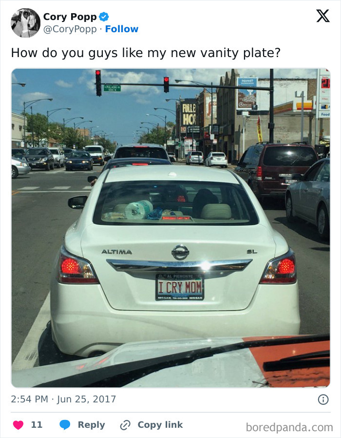 42 License Plates So Clever People Had To Take Photos